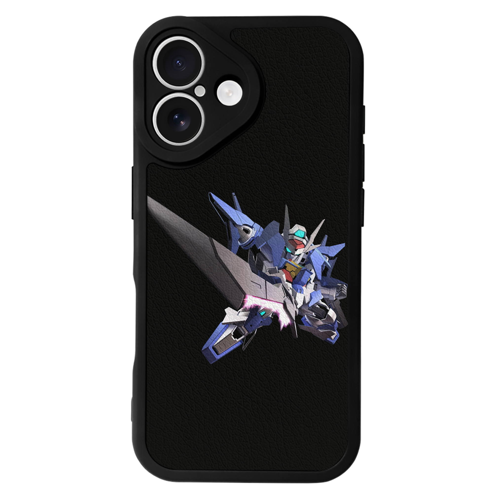 （画像用） 機動戦士ガンダム Mobile Suit Gundam 【iPhone 16シリーズ対応】シリコンスマホケース（レザー調） 材質：シリコン